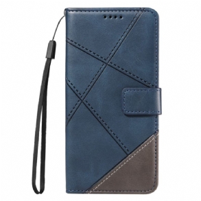 Bőrtok Xiaomi Redmi Note 14 Pro 5g Kétszínű Pántvonalak