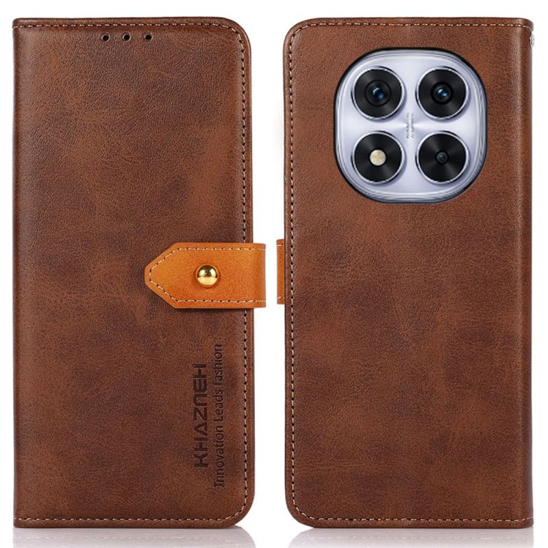 Bőrtok Xiaomi Redmi Note 14 Pro 5g Khazneh Arany Csat