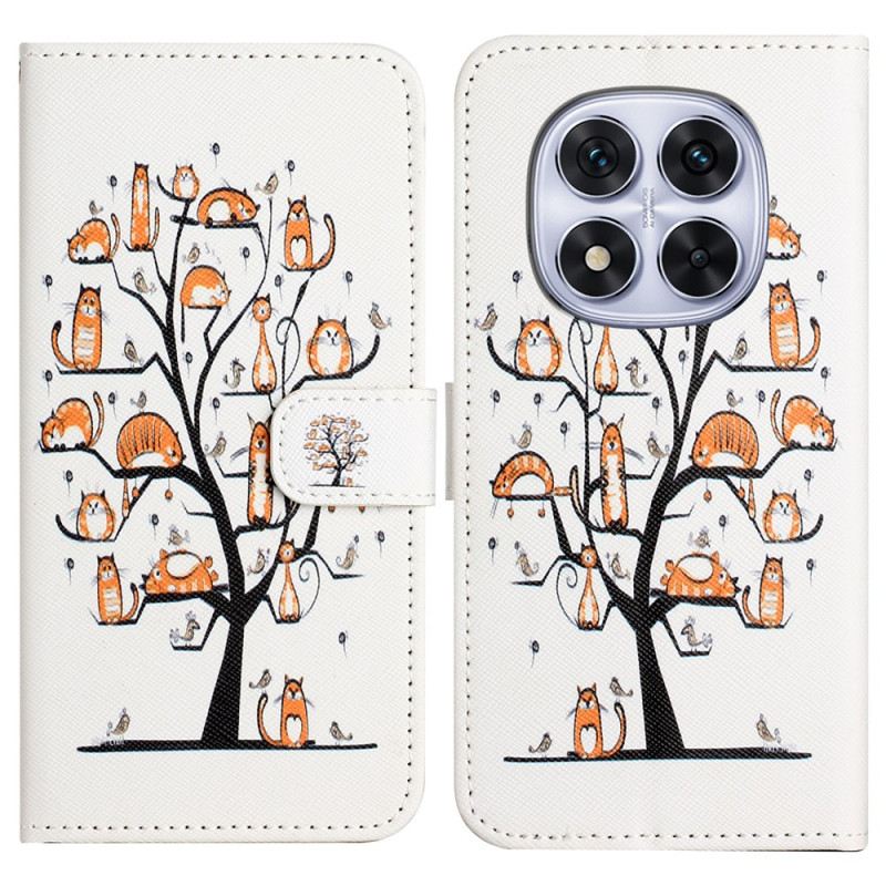 Bőrtok Xiaomi Redmi Note 14 Pro 5g Macska A Fában