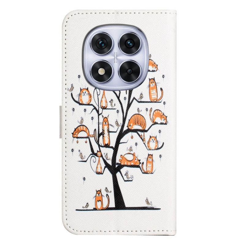 Bőrtok Xiaomi Redmi Note 14 Pro 5g Macska A Fában