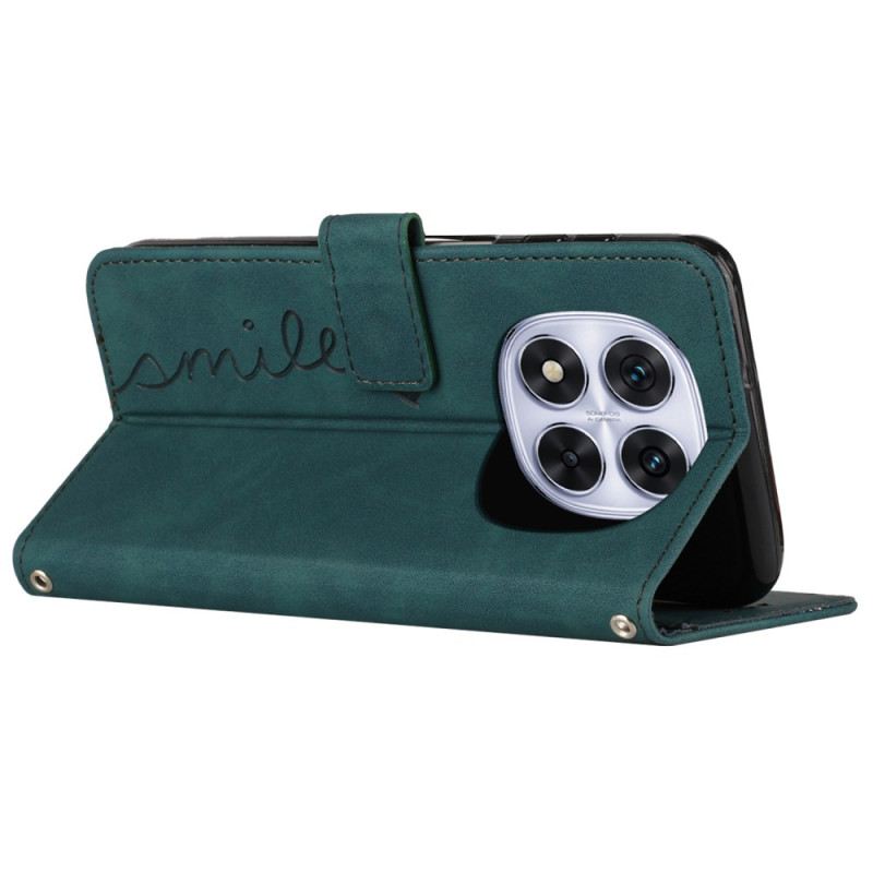 Bőrtok Xiaomi Redmi Note 14 Pro 5g Mosolygós