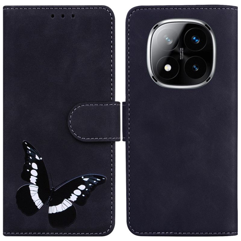 Bőrtok Xiaomi Redmi Note 14 Pro 5g Pillangó