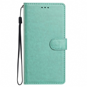 Bőrtok Xiaomi Redmi Note 14 Pro 5g Sima Műbőr Pánttal