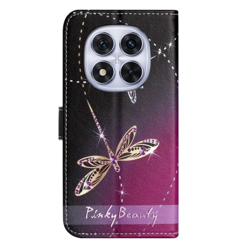 Bőrtok Xiaomi Redmi Note 14 Pro 5g Szitakötők