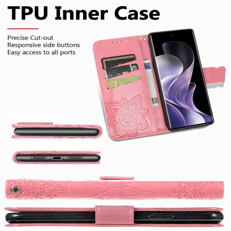 Fliptok Xiaomi Redmi Note 14 Pro 5g Barokk Pillangó