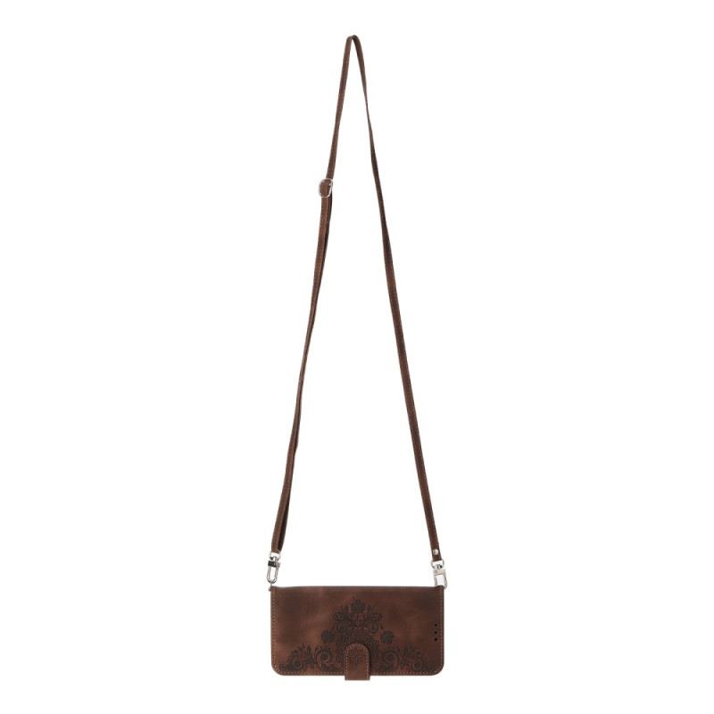 Fliptok Xiaomi Redmi Note 14 Pro 5g Csipkeminta Pánttal És Vállpánttal