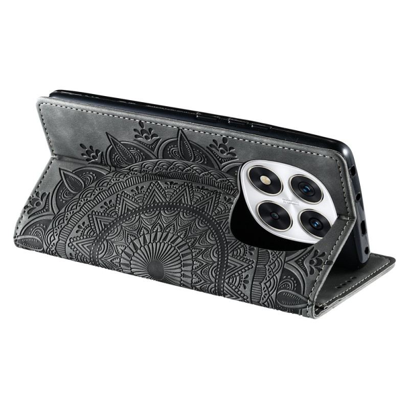 Fliptok Xiaomi Redmi Note 14 Pro 5g Mandala Velúr Hatású