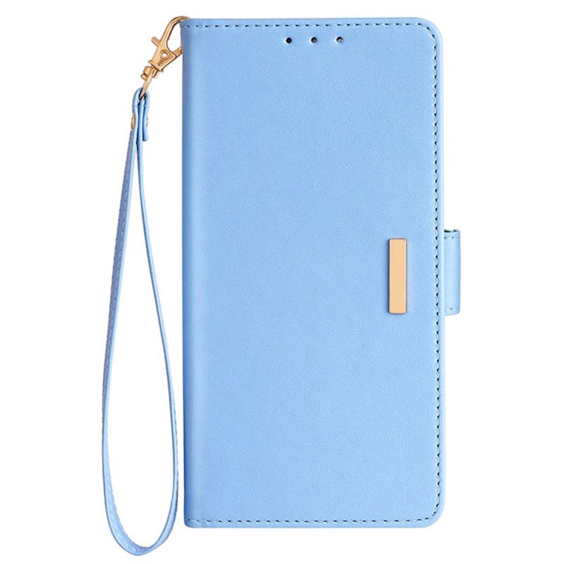 Kinyitható Bőrtok Xiaomi Redmi Note 14 Pro 5g Arany Csat