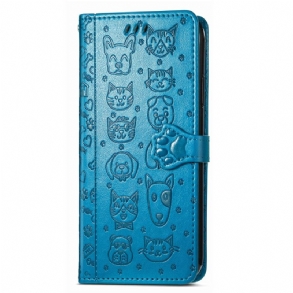 Kinyitható Tokok Xiaomi Redmi Note 14 Pro 5g Animált Állatok