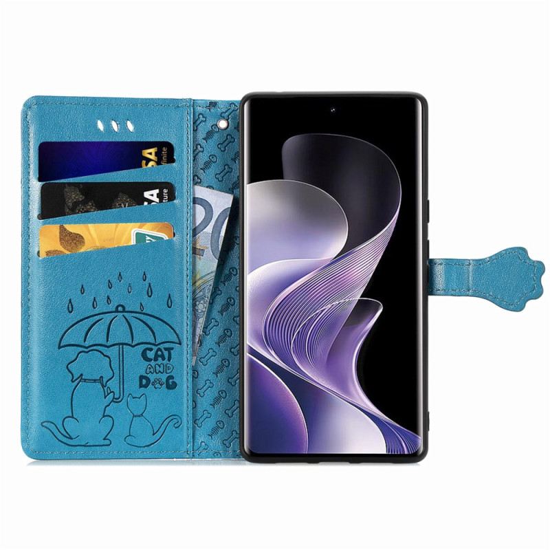 Kinyitható Tokok Xiaomi Redmi Note 14 Pro 5g Animált Állatok