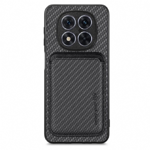 Mobiltelefon Tokok Xiaomi Redmi Note 14 Pro 5g Levehető Szénszálas Kártyatartó