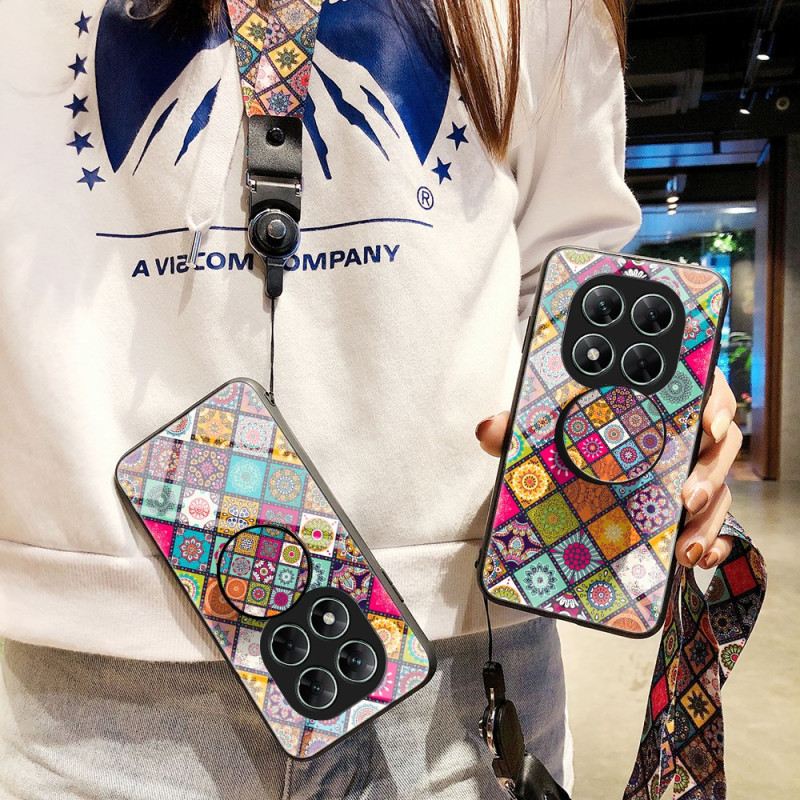 Telefontok Xiaomi Redmi Note 14 Pro 5g Foltvarrott Szíj És Gyűrűtartó