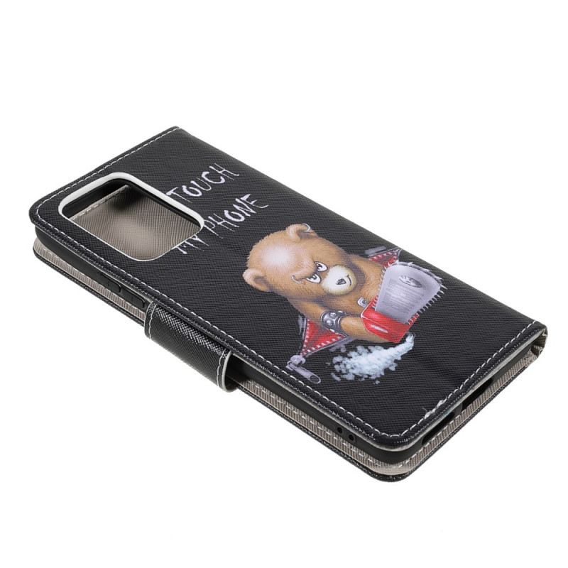 Fliptok / Bőrtok Xiaomi 11T / 11T Pro Veszélyes Medve