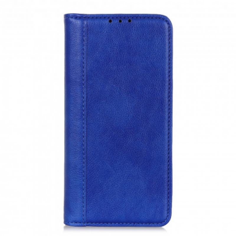 Fliptok Xiaomi 11T / 11T Pro Bőrtok Elegance Hasított Litcsi Bőr