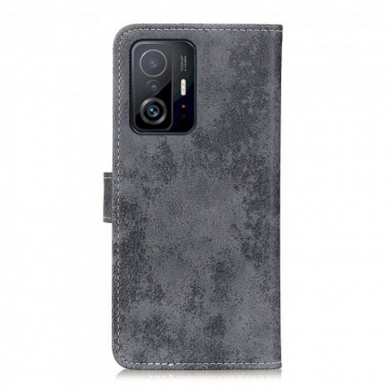 Fliptok Xiaomi 11T / 11T Pro Vintage Műbőr