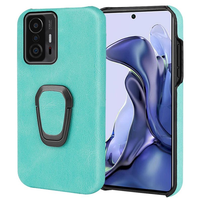 Tok Xiaomi 11T / 11T Pro Bőrhatású Gyűrű – Új Színek Támogatása