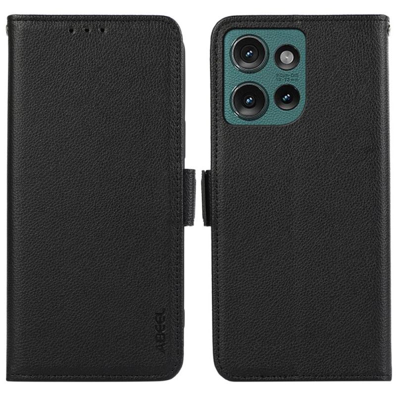 Bőrtok Motorola Edge 50 Abeel