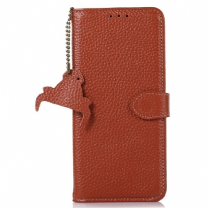 Bőrtok Motorola Edge 50 Bőr Rfid Blokkoló Technológia