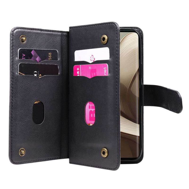 Bőrtok Motorola Edge 50 Bőr Stílus