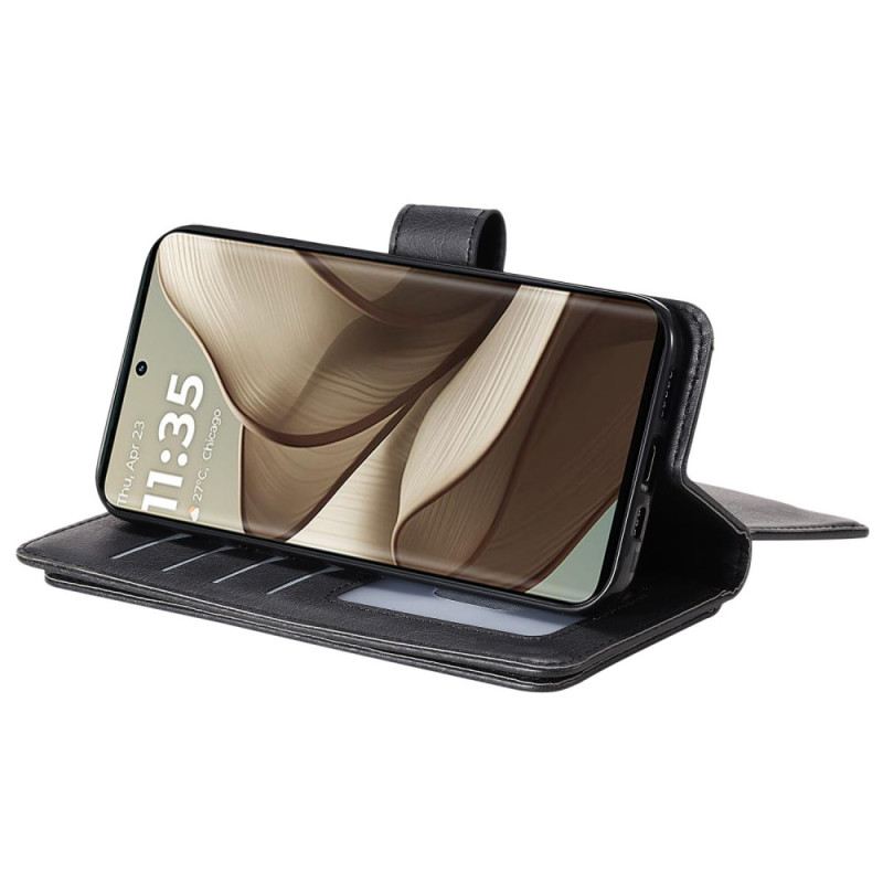 Bőrtok Motorola Edge 50 Bőr Stílus