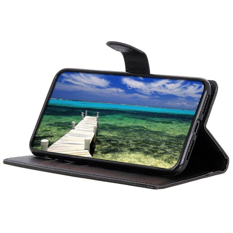 Bőrtok Motorola Edge 50 Hagyományos Műbőr