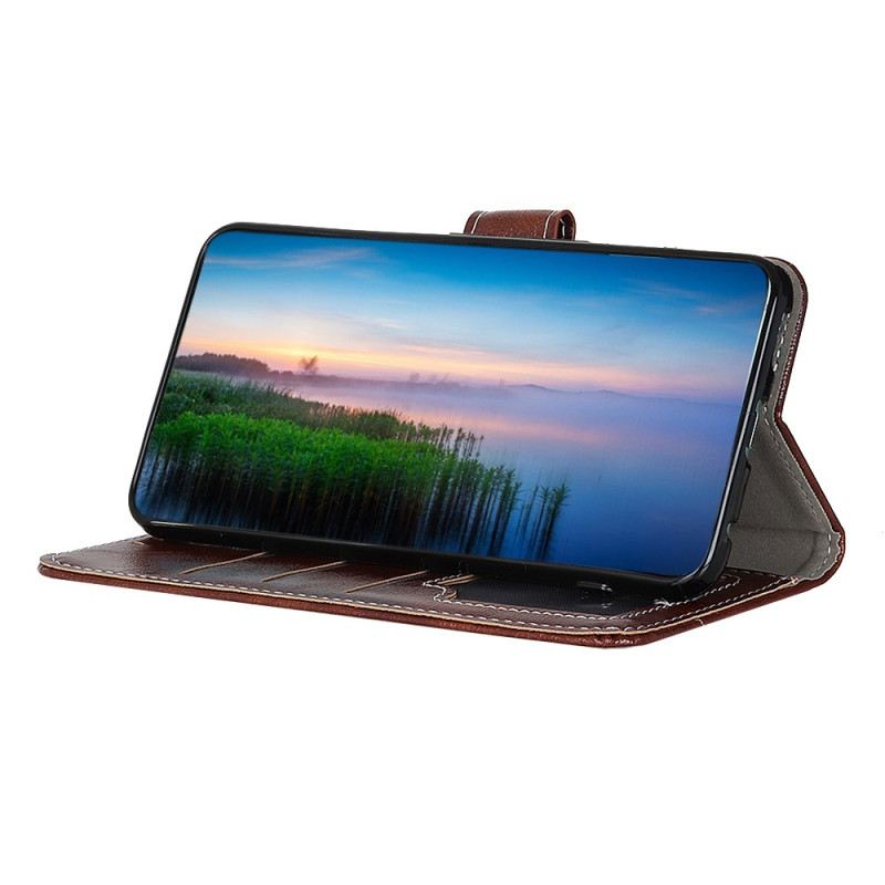 Bőrtok Motorola Edge 50 Zseniális