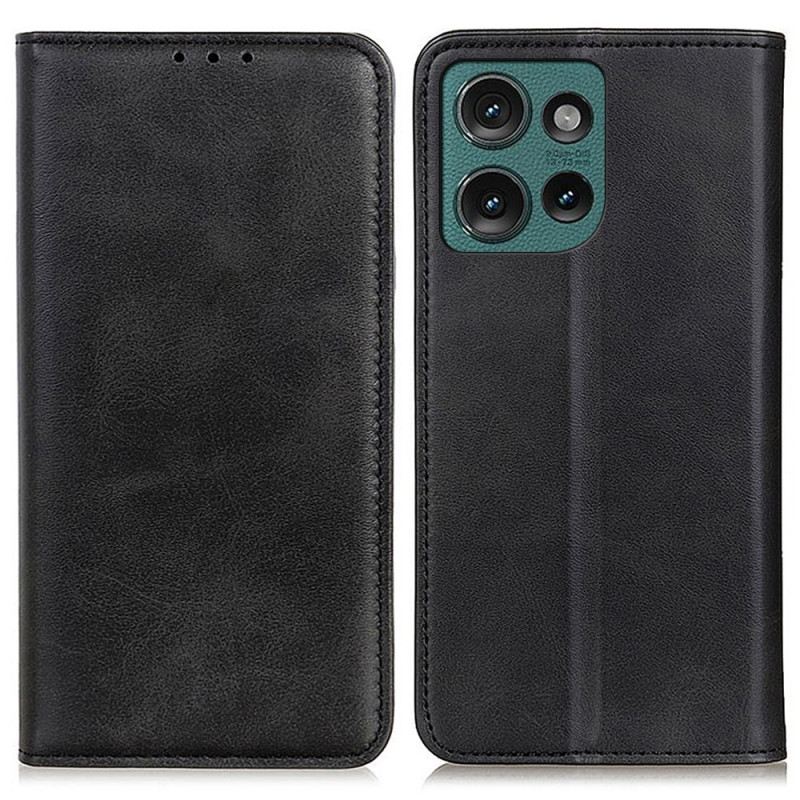 Fliptok Motorola Edge 50 Bőr Textúra