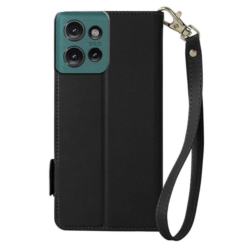 Fliptok Motorola Edge 50 Kéttónusú És Pántos