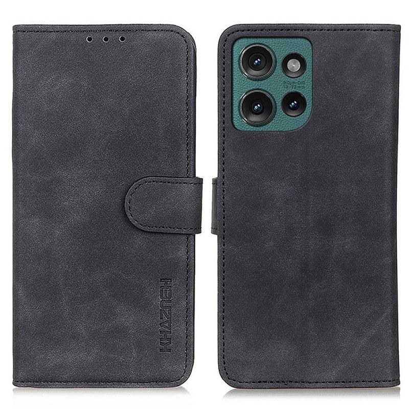 Fliptok Motorola Edge 50 Khazneh Velúr Hatás