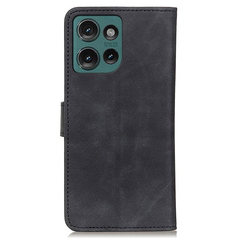 Fliptok Motorola Edge 50 Khazneh Velúr Hatás