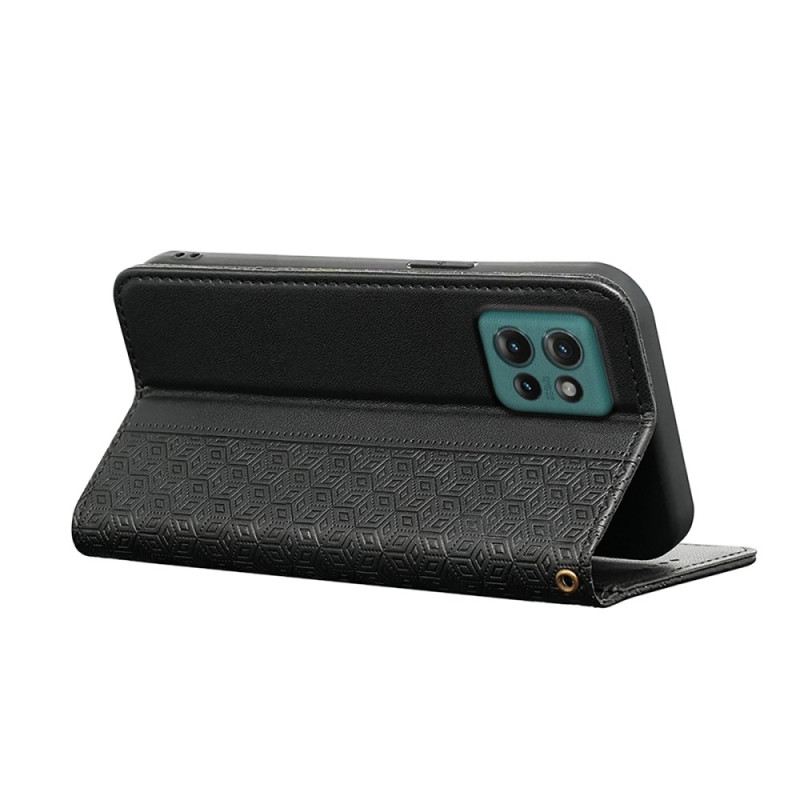 Fliptok Motorola Edge 50 Kockás Minta