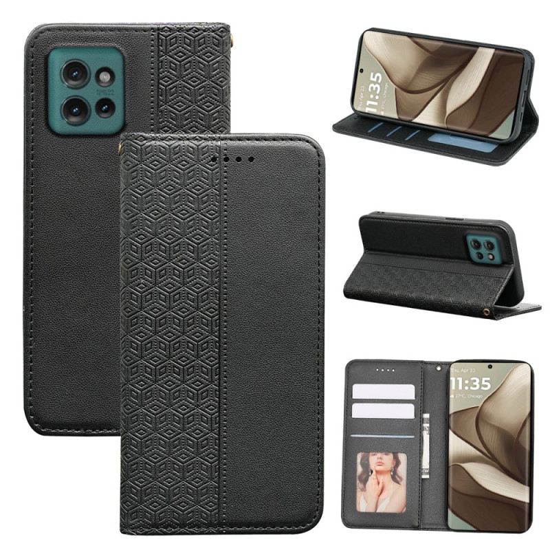 Fliptok Motorola Edge 50 Kockás Minta