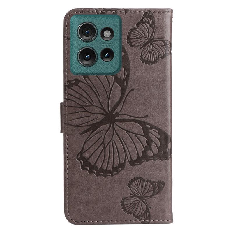 Fliptok Motorola Edge 50 Óriáslepkék