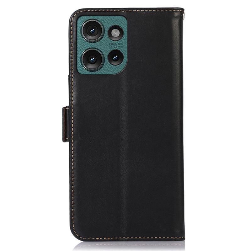 Kinyitható Tokok Motorola Edge 50 Bőr Rfid Blokkolás