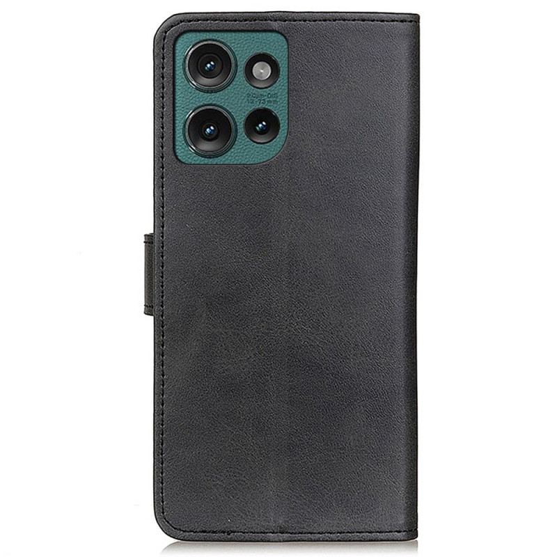 Kinyitható Tokok Motorola Edge 50 Matt Műbőr