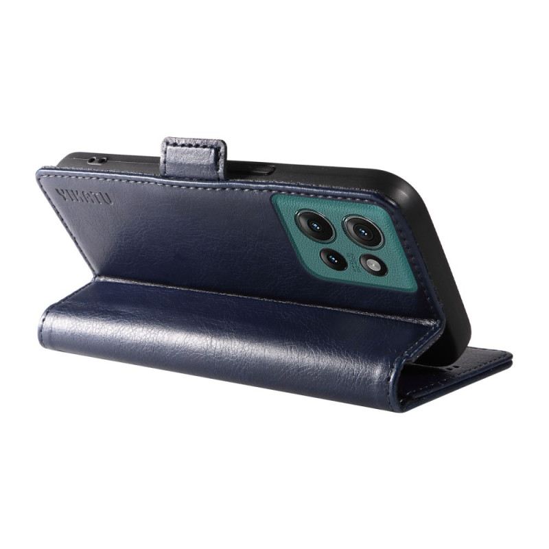 Kinyitható Tokok Motorola Edge 50 Ykatu Bőrhatás