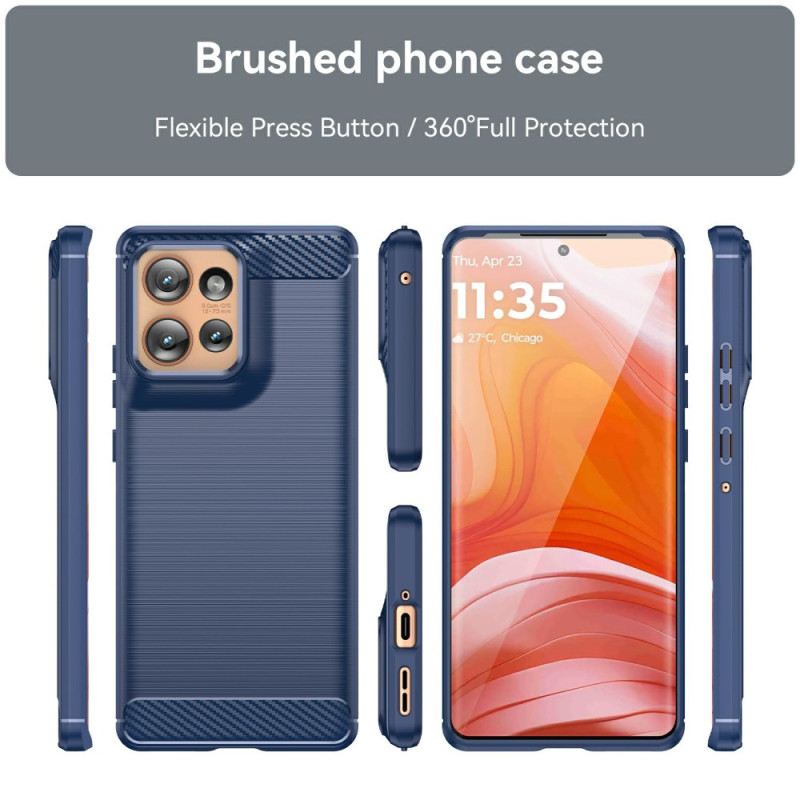 Tok Motorola Edge 50 Szálcsiszolt Szénszál