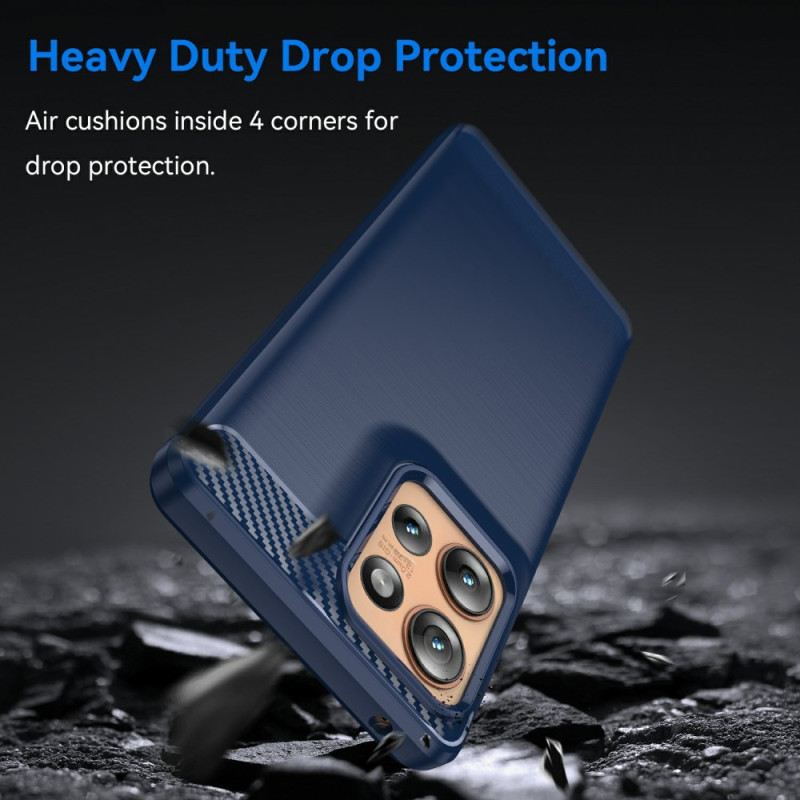 Tok Motorola Edge 50 Szálcsiszolt Szénszál