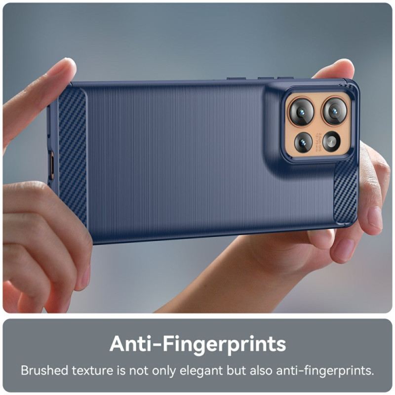 Tok Motorola Edge 50 Szálcsiszolt Szénszál