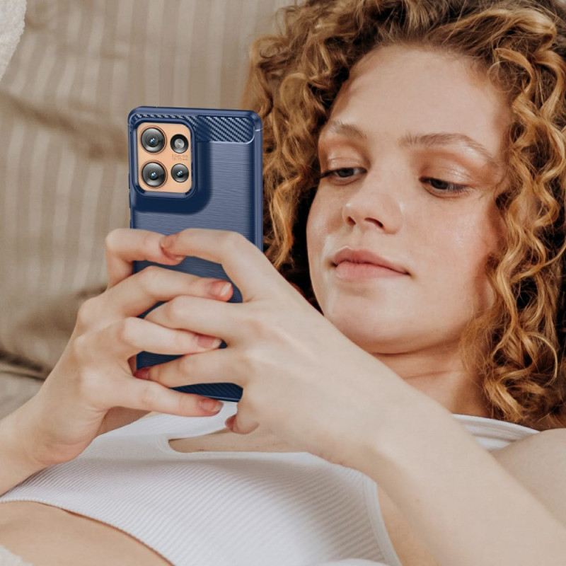 Tok Motorola Edge 50 Szálcsiszolt Szénszál