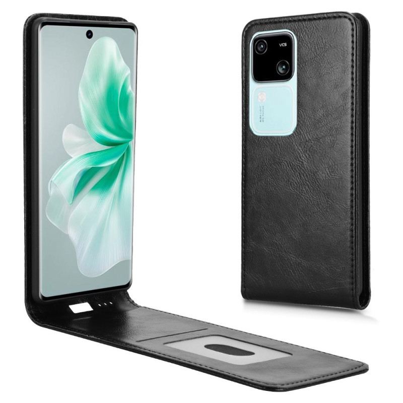 Kinyitható Bőrtok Vivo V30 5g Függőlegesen Hajtható