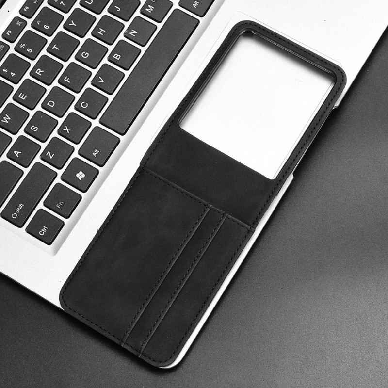 Mobiltelefon Tokok Motorola Razr Plus 2024 Bőr Hatású Kártyatartó