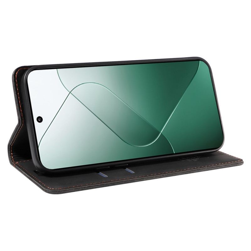 Fliptok Xiaomi 14 Betopnice Rfid Blokkoló Tok