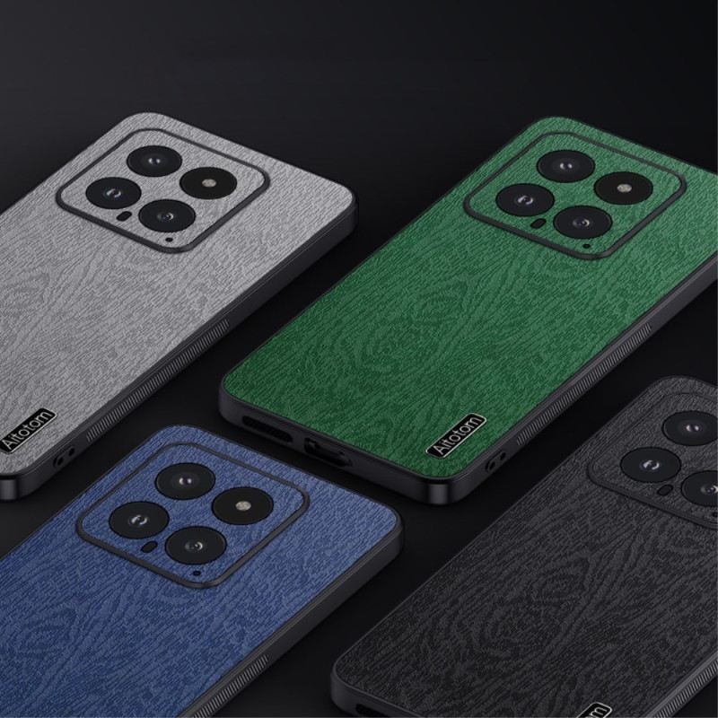 Telefontok Xiaomi 14 Bőr Stílus
