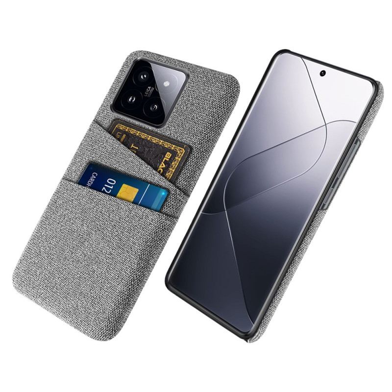 Tok Xiaomi 14 Szövet Dupla Kártyatartó