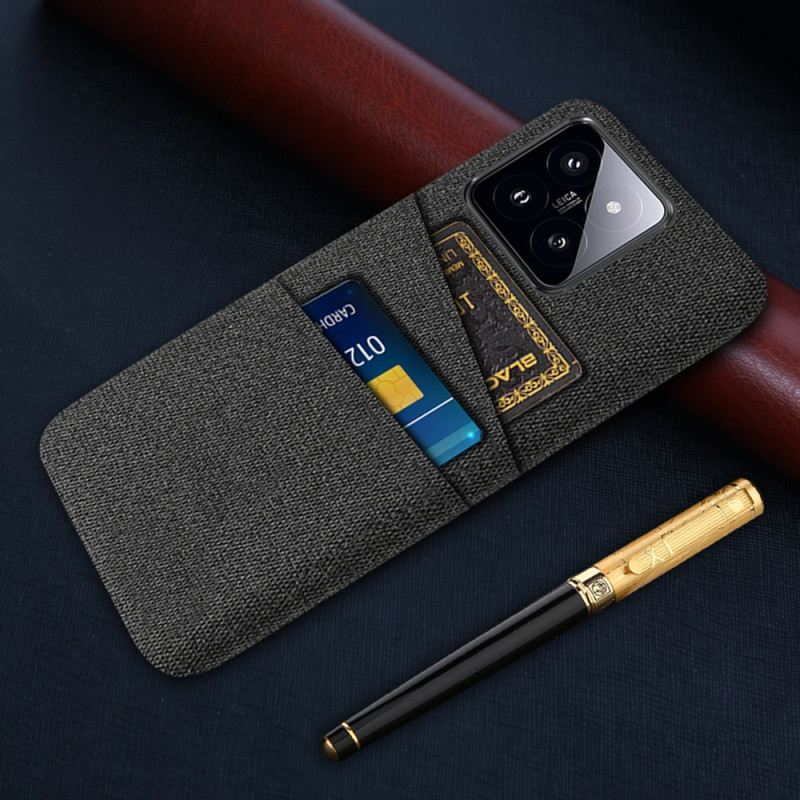 Tok Xiaomi 14 Szövet Dupla Kártyatartó