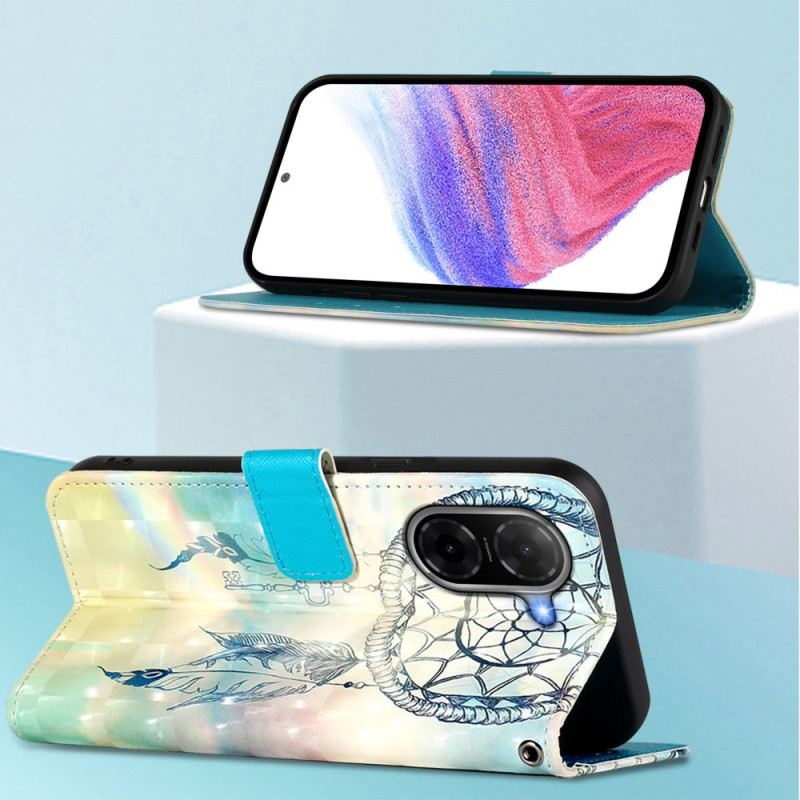 Bőrtok Poco C71 Akvarell Álomfogó