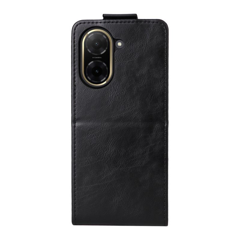 Bőrtok Poco C71 Függőleges Fedél Kialakítás