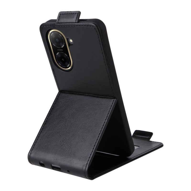 Bőrtok Poco C71 Függőleges Fedél Kialakítás