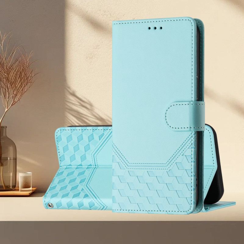 Bőrtok Poco C71 Méhsejtminta